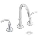 Lead Law Compliant 2 Handle Lever Lavatory Faucet Trim Polished Chrome 1.5 GPM