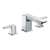 Trim Roman Tub Three Hole *90degr Polished Chrome