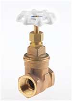 Lead Law Compliant 1-1/2 Bronze 125# Threaded Non-Rising Stem Thread Bonnet Gate