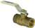 Lead Law Compliant 3/4 Brass Chrome 600 # Threaded Full Port Ball Valve