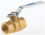Lead Law Compliant 1 Brass Chrome 600 # Threaded Full Port Ball Valve