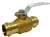 Lead Law Compliant 3/4 Brass Stainless Steel 200 # PXP Full Port Ball Valve