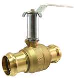 Lead Law Compliant 1-1/4 Brass Stainless Steel 200 # PXP Full Port Ball Valve