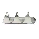 Polished Chrome 3 Light 100 Watts A 19 Vanity *ballerina