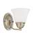 *EMPIRE 1 Light 7 Vanity With Frosted White G