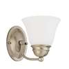 *EMPIRE 1 Light 7 Vanity With Frosted White G