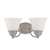 *EMPIRE 2 Light 15 Vanity With Frosted White