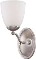 Brushed Nickel 1 100 Watts Medium Bracket