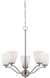 Brushed Nickel 5 60 Watts Medium Hanging