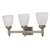 Brushed Nickel 3 Light 100 Watts A 19 Vanity *triumph