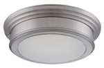 Brushed Nickel 1 20 Watts LED Flush