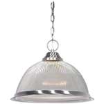 Polished Brass 1 Light 100 Watts A 19 15 Pendant Clear RIB