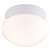 White 1 Light 60 Watts A 19 Flush Utl Mushroom