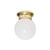 Polished Brass 1 60 Watts Medium Flush