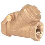 Not For Potable Use 1-1/4 Bronze 200 # Threaded Horizontal Swing CH