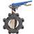 10 Cast Iron 200 # Aluminum Bronze EPDM Lug Butterfly Valve Gear Operator