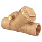 Not For Potable Use 1-1/2 Bronze 125# Sweat Check