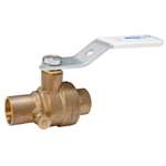 Lead Law Compliant 1/2 Bronze 600 # Sweat Full Port Ball Valve Drain