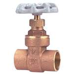 Not For Potable Use 3/4 Brass 200 # Sweat Full Port Gate