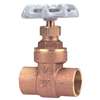 Not For Potable Use 1-1/4 Brass 200 # Sweat Full Port Gate