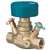 Not For Potable Use 3/4 Brass Threaded Balanced Valve Dezincification Resistant