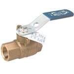 Not For Potable Use 1/2 Bronze Stainless Steel 600 # Threaded Full Port Ball Valve