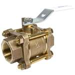 Lead Law Compliant 1/4 Bronze 600 # Teflon Threaded Full Port Ball Valve