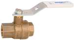Lead Law Compliant 1/2 Bronze 600 # Threaded Full Port Ball Valve