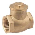 Not For Potable Use 1 Brass 200 # Threaded Swing Check
