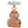 Not For Potable Use 1-1/4 Brass 200 # Threaded Full Port Gate