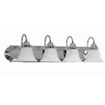 Polished Chrome 4 Light 100 Watts A 19 Vanity *ballerina