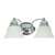 Polished Chrome 2 100 Watts A 19 Vanity