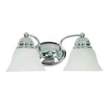 Polished Chrome 2 100 Watts A 19 Vanity