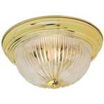 Polished Brass 2 60 Watts Medium Flush