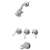 3 Handle Tub and Shower Trim *pfirst Cp/Whpo
