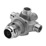 1 Handle IPS Mixing Valve Only Rough Brass