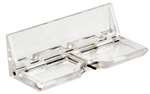 Clear Lucite S/A Glass Surface Lock