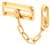 Chain DR Guard Brass PLTD Steel 2 Pack