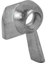 Chrome Diecast Window Satin Sheen Lock RH 5 Pack