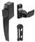 Push BTN Latch Set Black