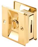 POL Brass Pocket DR PRIV Lock