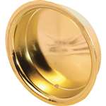 2 Brass Wardrobe DR Flush PULL 5 Pack