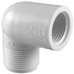 3/4 PVC Schedule 40 Female X Male 90 Elbow