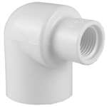 1 X 3/4 PVC Schedule 40 Slip X Female 90 Elbow