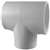 3 PVC Schedule 40 Slip X Slip X Slip Tee