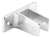 1 2 Ear Wall Bracket Chrome