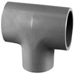 1 PVC Schedule 80 Slip X Slip X Slip Tee