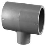 4 X 4 X 3 PVC Schedule 80 Slip X Slip X Slip Tee