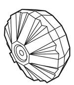 Round Acrylic Handle