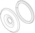 Escutcheon Plate For R89 Shower Valve Trim